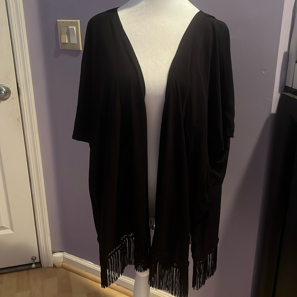 Victoria’s Secret Black fringe coverup Size M/L